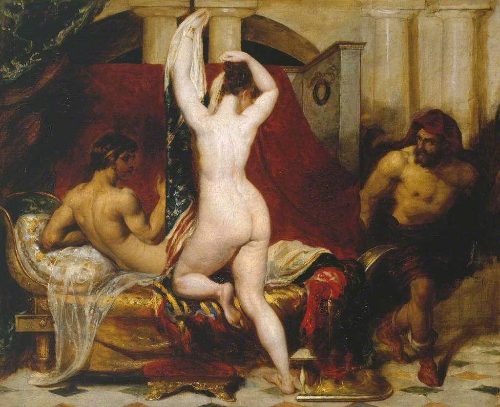 Candaules shows his wife by stealth to Gyges — Herodotus, Histories