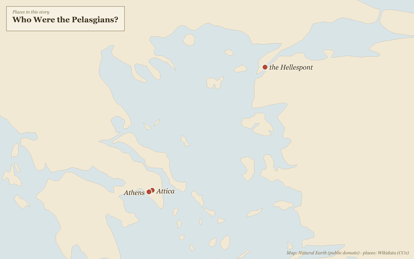 Places in this story: Who Were the Pelasgians? — Herodotus, Histories