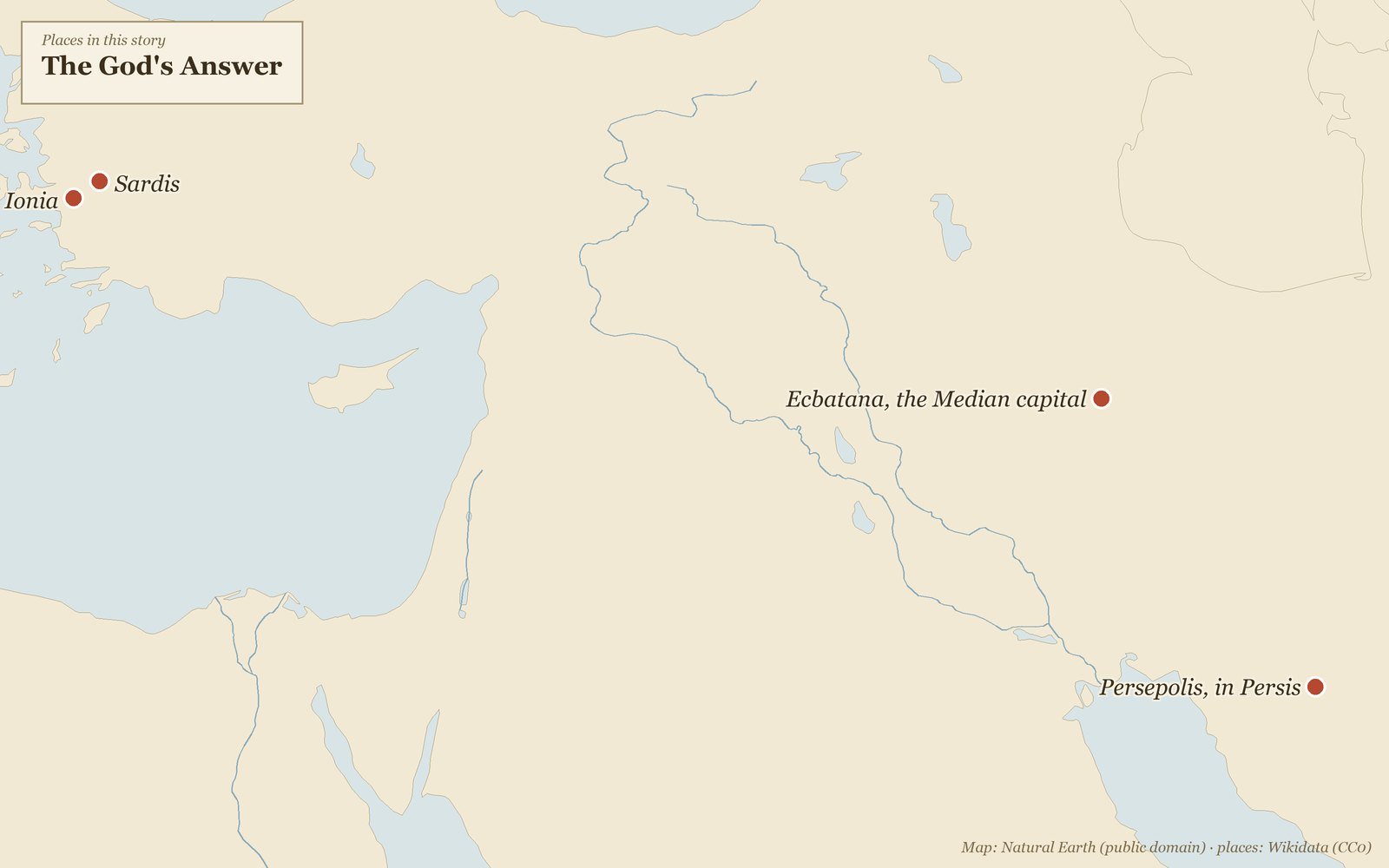 Places in this story: The God's Answer — Herodotus, Histories