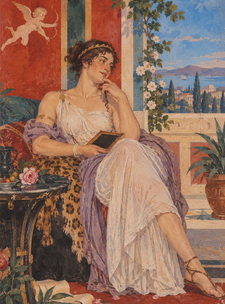 Sulpicia · The Six Elegies — interlinear cover