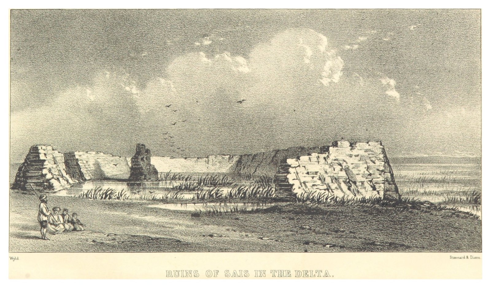 What was left of Saïs in the Delta, where Solon met the priests — Plato, Timaeus